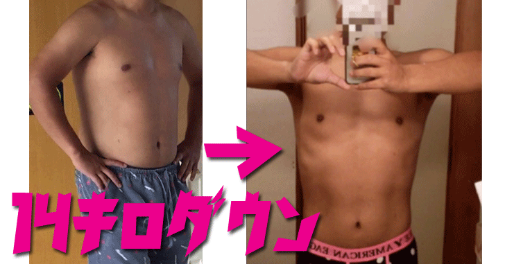 ダイエットのBeforeAfter