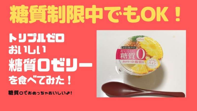 【実食レビュー】トリプルゼロおいしい糖質０を食べたので感想を書いてみた。糖質０gなのにしっかり甘みがあり糖質制限ダイエットの強い味方！