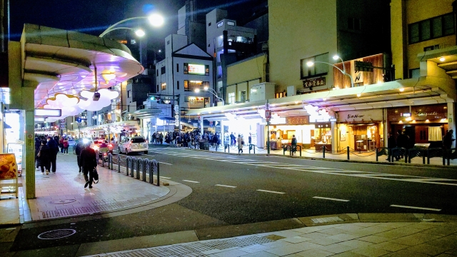 河原町の夜景