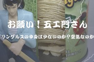 『プリングルスの中身は少ないのか？空気なのか？』チップスターがあまりにもスカスカだったのでPringlesも中身を解体して写真で紹介します。